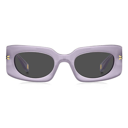 Lunettes de soleil en plastique violet Marc Jacobs