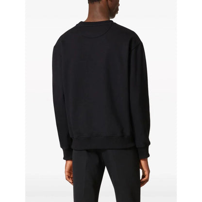 Pull en coton noir Valentino