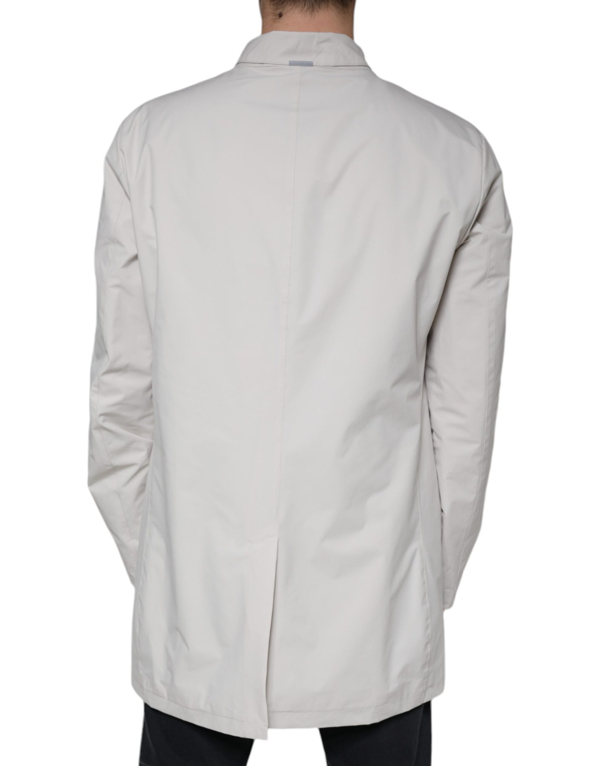 People Of Shibuya Off White Full Zip Coat Men Jacket by People Of Shibuya