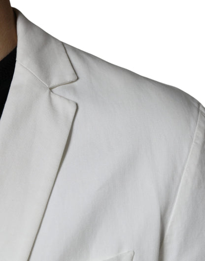 Blazer formel blanc Dondup à simple boutonnage et un bouton
