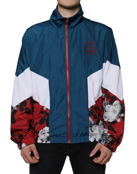 Dolce & Gabbana Multicolor Polyester Full Zip Jacket by Dolce & Gabbana