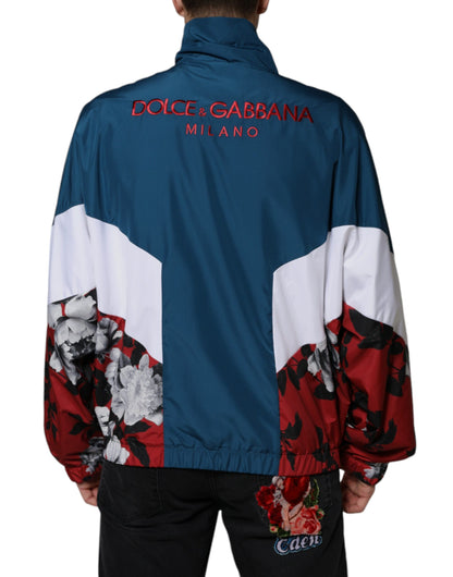 Dolce & Gabbana Multicolor Polyester Full Zip Jacket by Dolce & Gabbana
