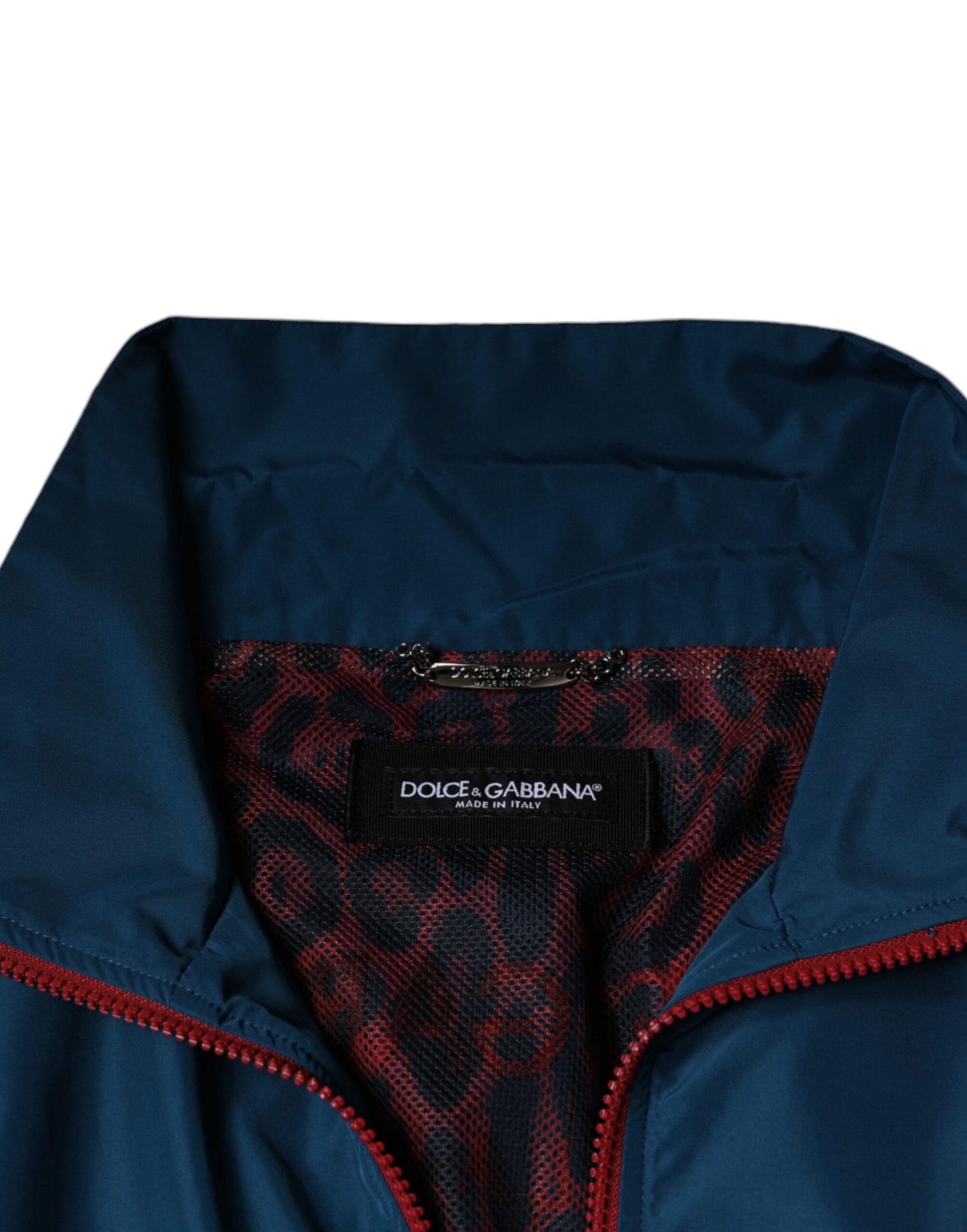 Dolce & Gabbana Multicolor Polyester Full Zip Jacket by Dolce & Gabbana