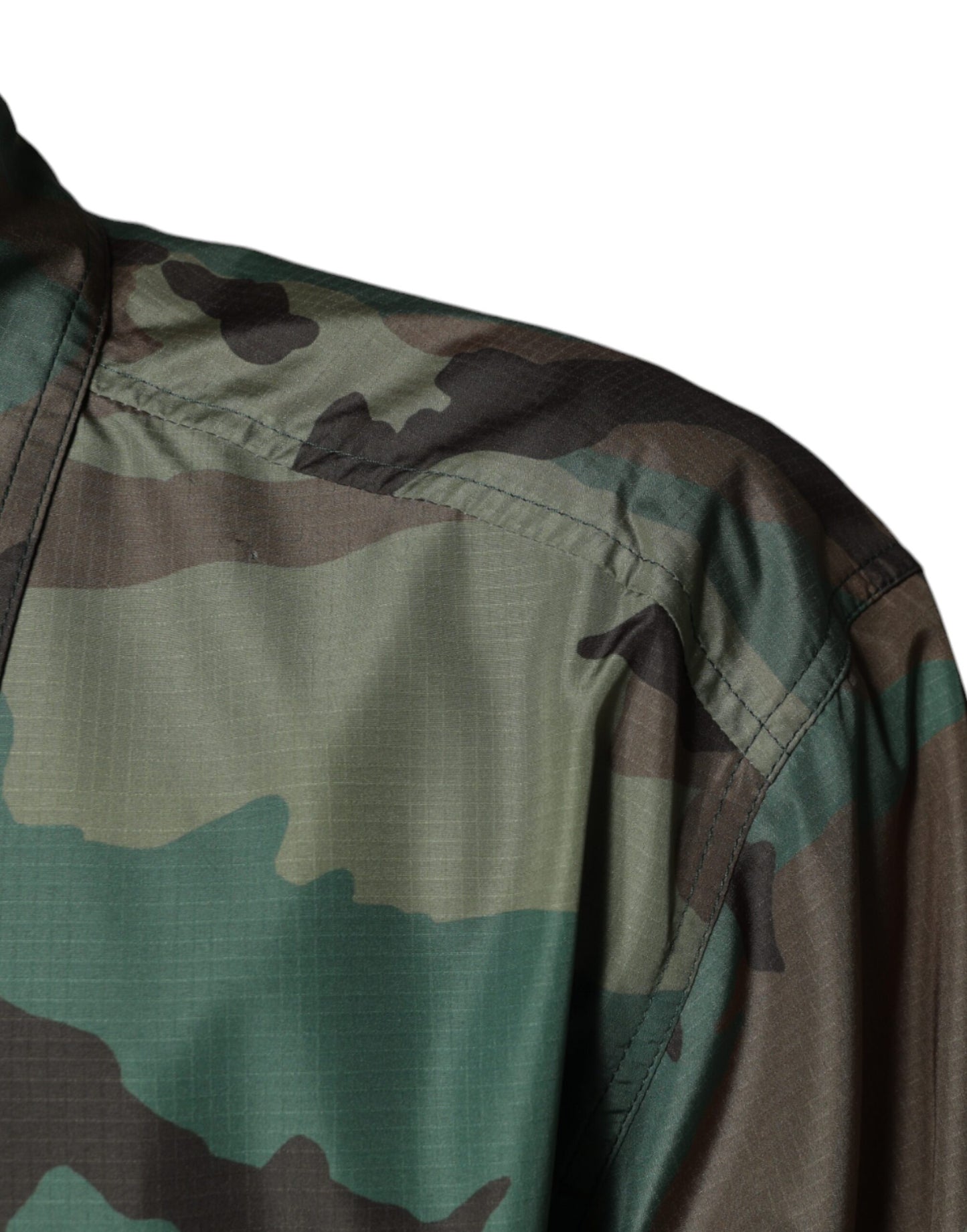 Dolce & Gabbana Multicolor Camouflage Button Down Shirt by Dolce & Gabbana