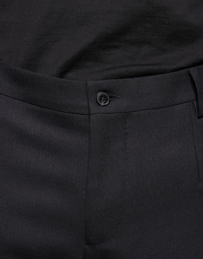 Dolce & Gabbana Black Wool Skinny Dress Formal Pants by Dolce & Gabbana