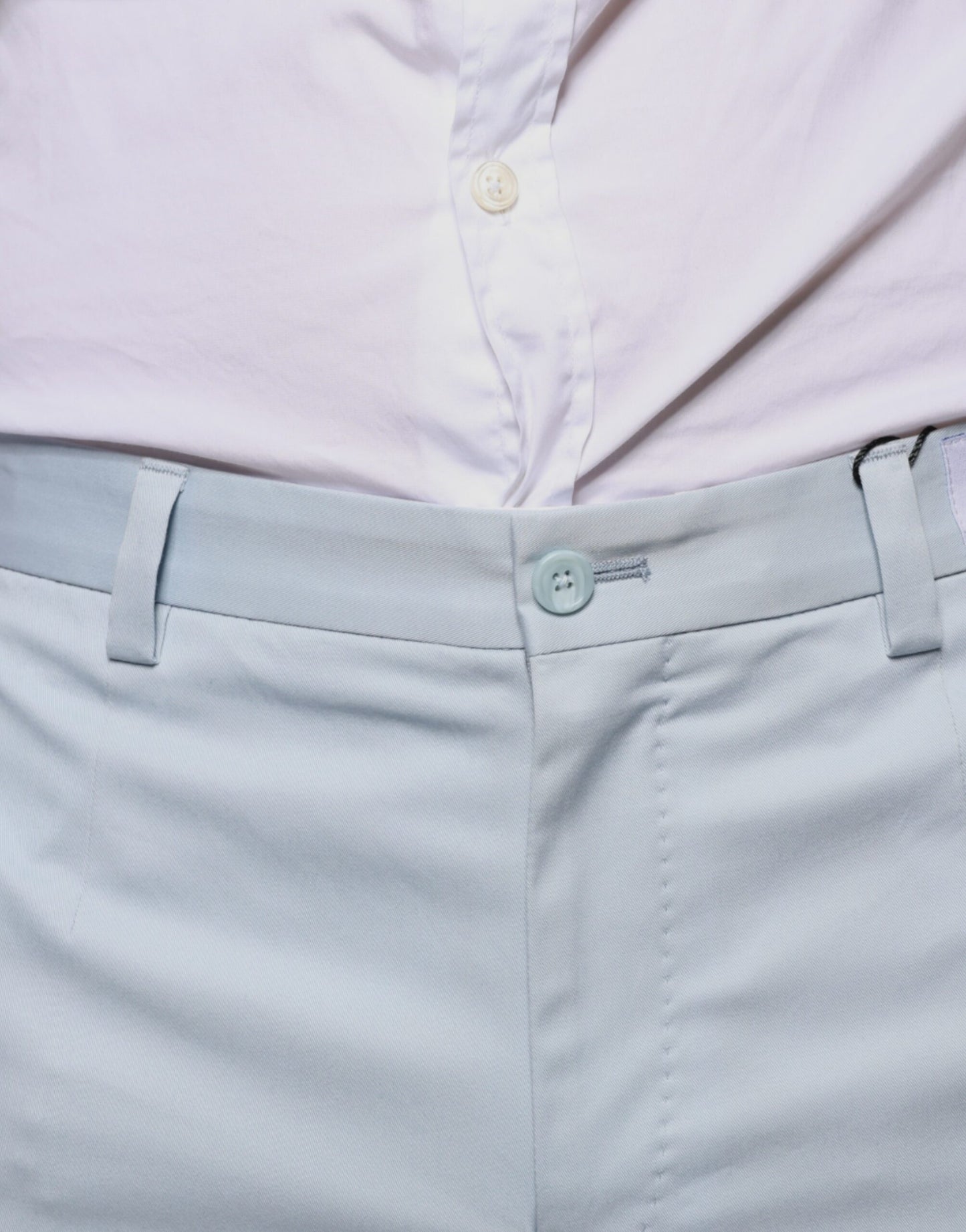 Dolce & Gabbana Light Blue Cotton Dress Pants by Dolce & Gabbana