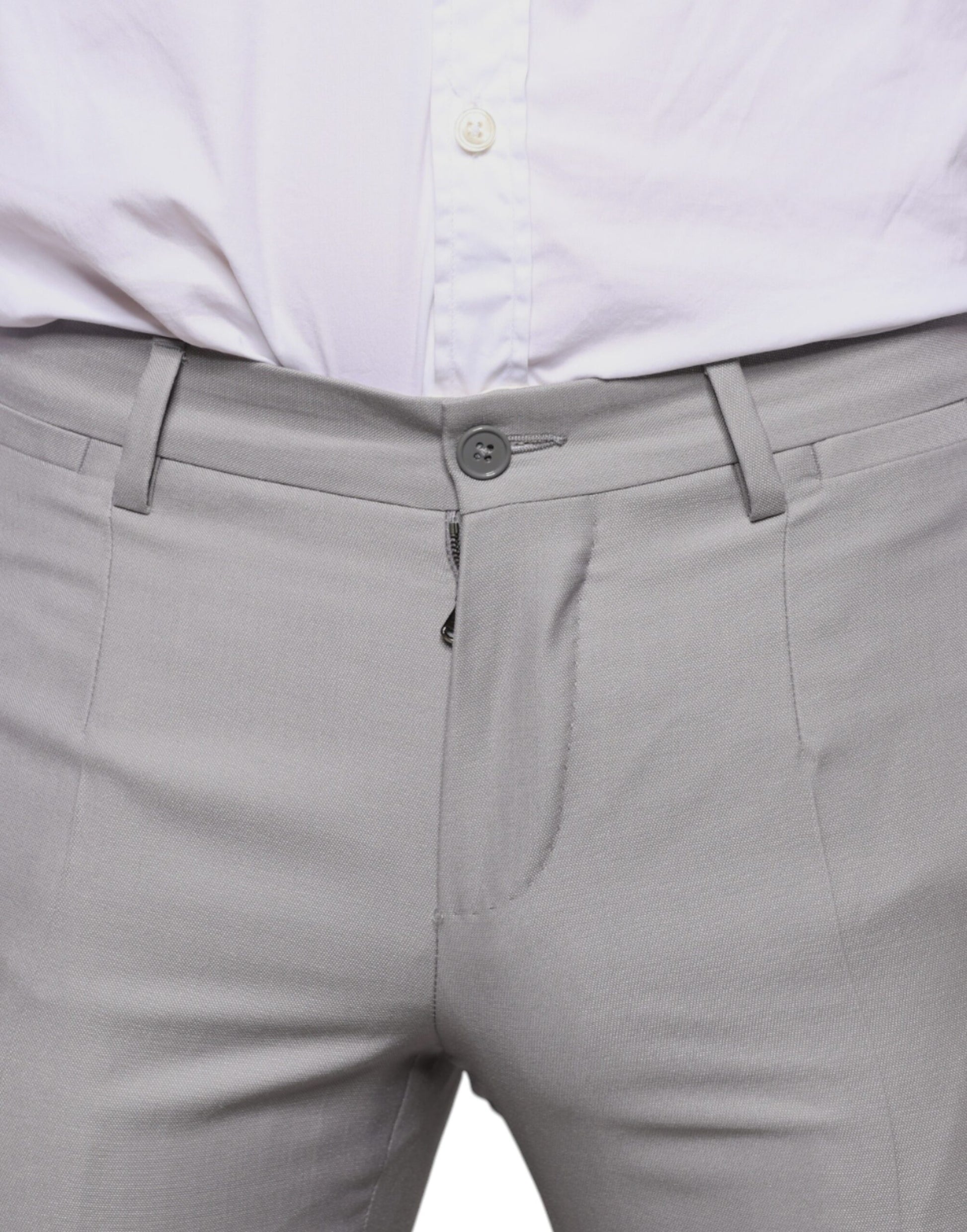 Dolce & Gabbana Light Gray Wool Dress Pants by Dolce & Gabbana