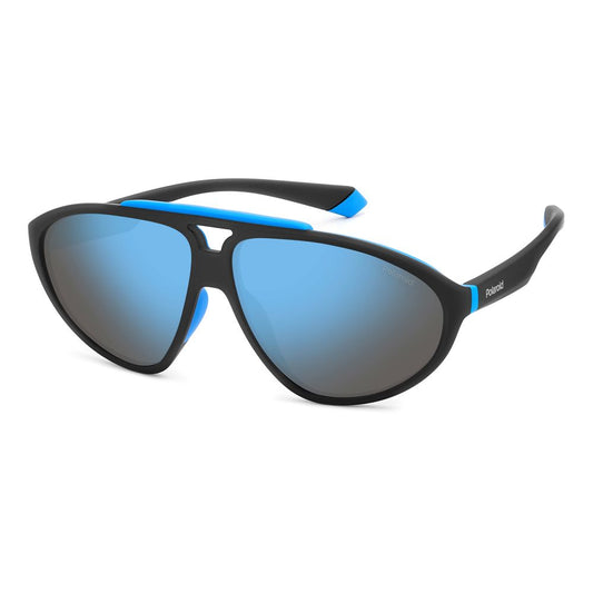 Lunettes de soleil Polaroid en caoutchouc noir