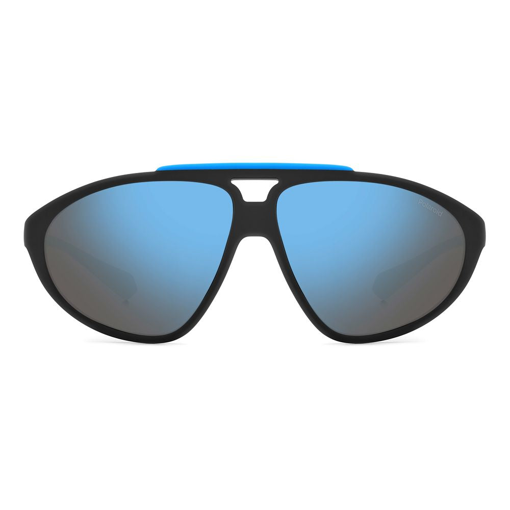 Lunettes de soleil Polaroid en caoutchouc noir
