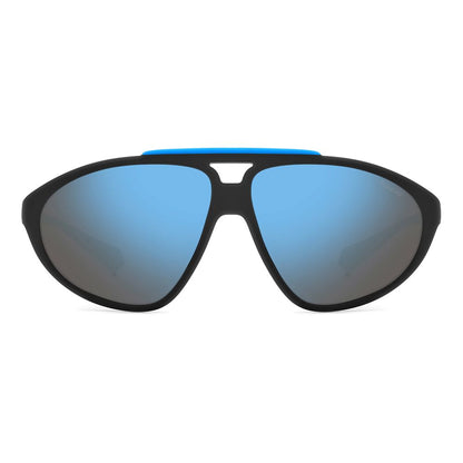 Lunettes de soleil Polaroid en caoutchouc noir