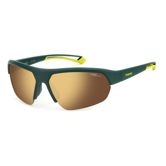 Lunettes de soleil Polaroid en résine verte