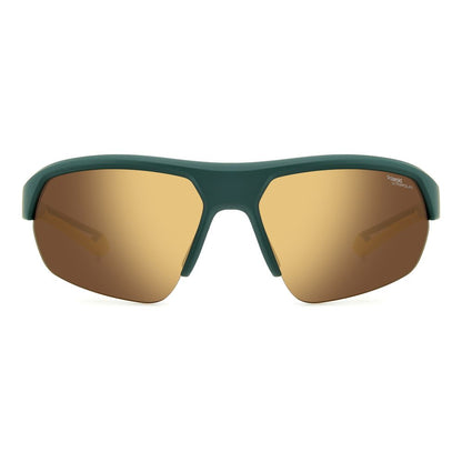 Lunettes de soleil Polaroid en résine verte