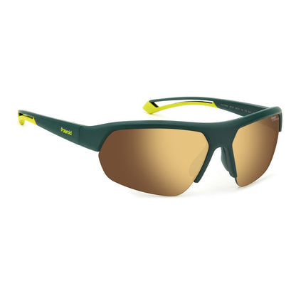 Lunettes de soleil Polaroid en résine verte