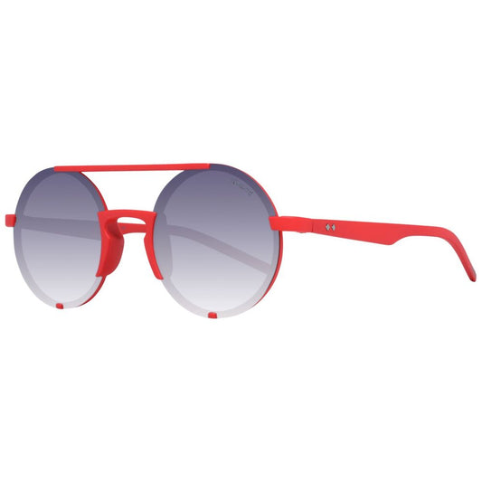 Lunettes de soleil Polaroid en plastique rouge