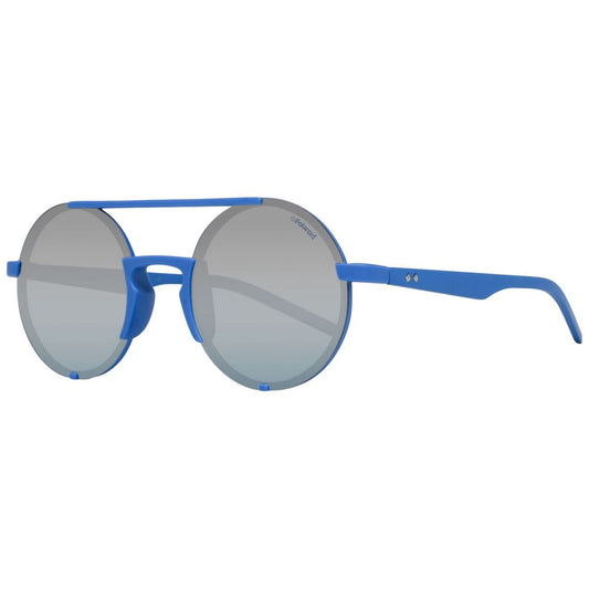 Lunettes de soleil Polaroid en plastique bleu