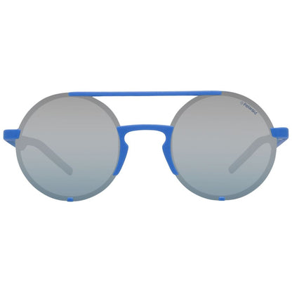 Lunettes de soleil Polaroid en plastique bleu
