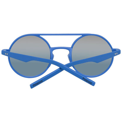 Lunettes de soleil Polaroid en plastique bleu