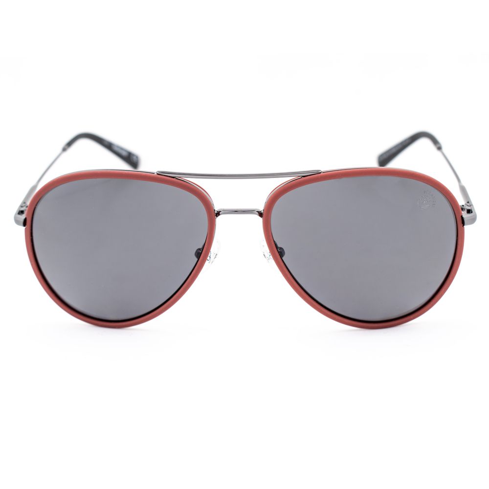 Lunettes de soleil Timberland en plastique argenté
