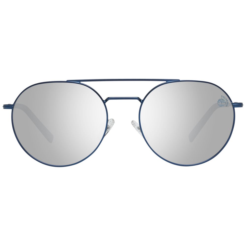 Lunettes de soleil Timberland en métal bleu