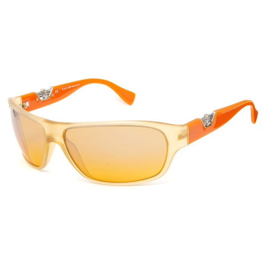 Lunettes de soleil injectées orange de la police