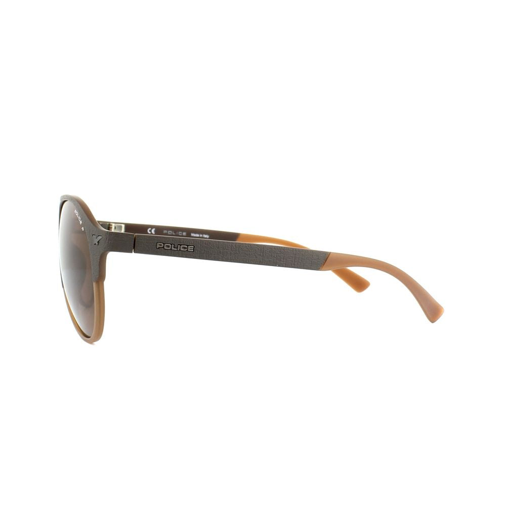 Lunettes de soleil injectées marron Police