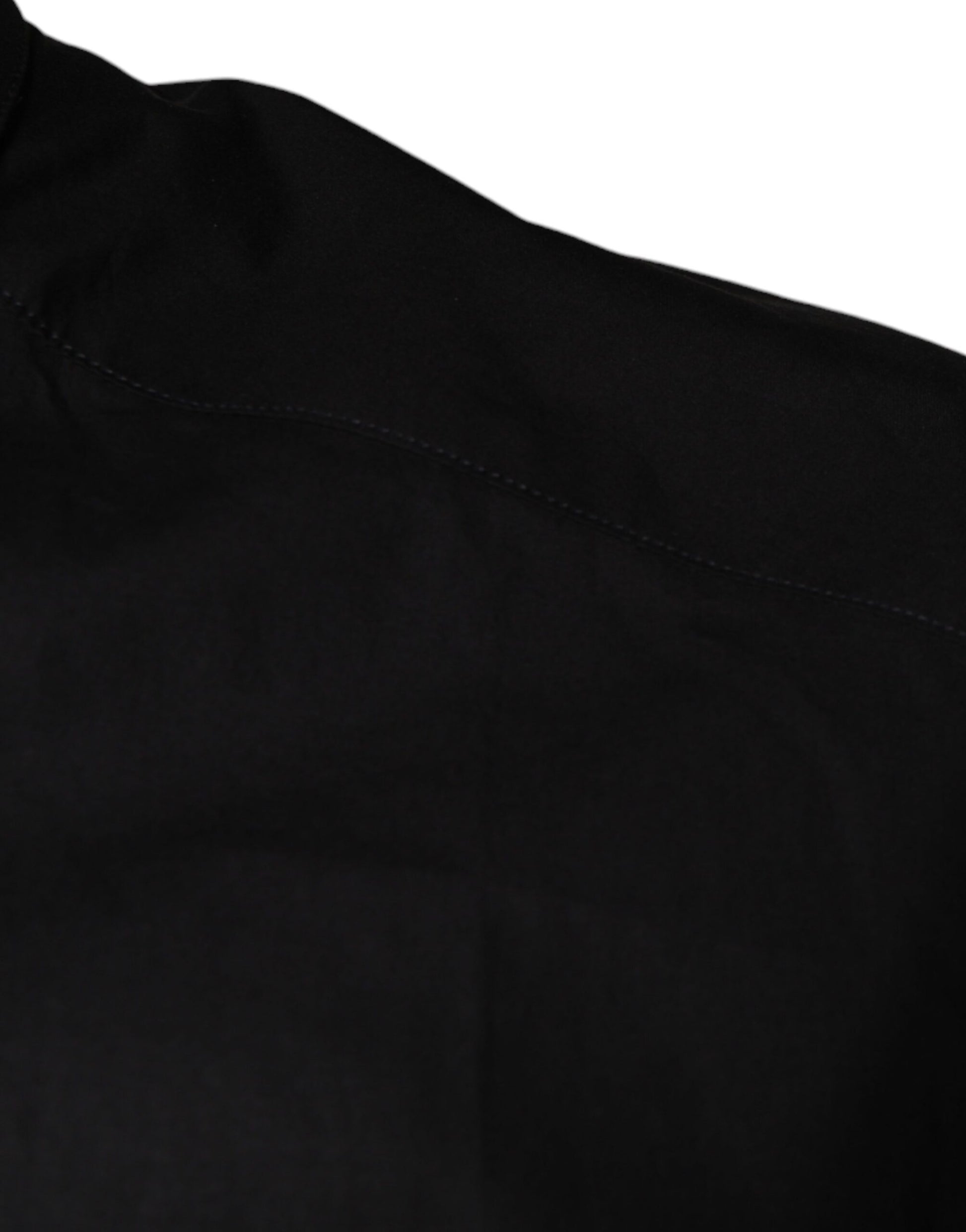 Dolce & Gabbana Black King Crown Embroidered GOLD Dress Shirt by Dolce & Gabbana