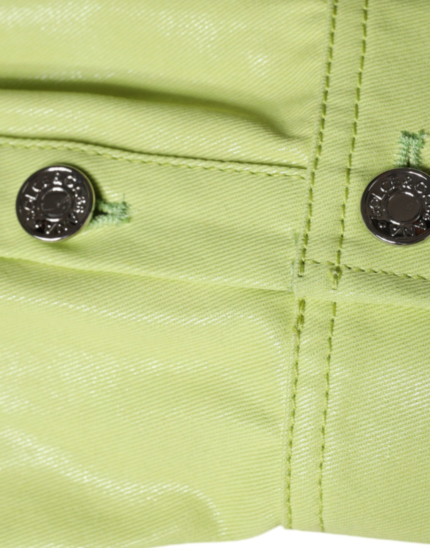 Dolce & Gabbana Green Cotton Collared Men Button Down Shirt by Dolce & Gabbana