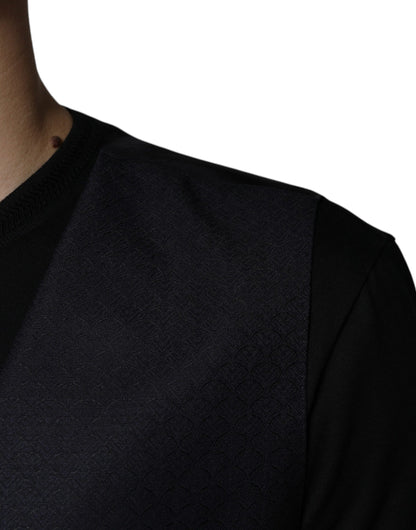 Robe gilet en laine noire Dolce &amp; Gabbana
