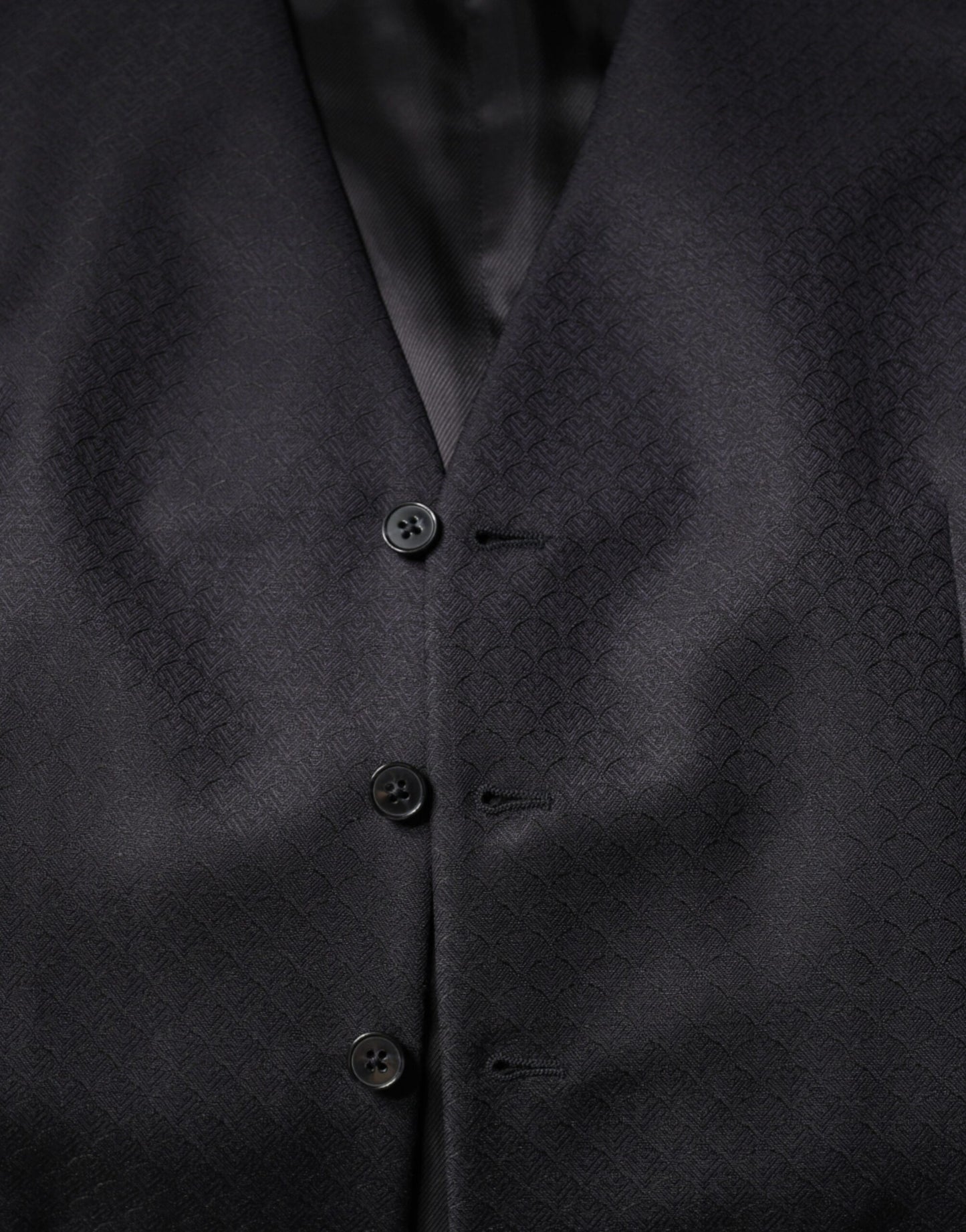 Robe gilet en laine noire Dolce &amp; Gabbana