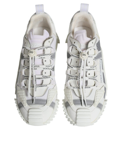 Dolce & Gabbana White Lace Up Low Top NS1 Sneakers Shoes by Dolce & Gabbana