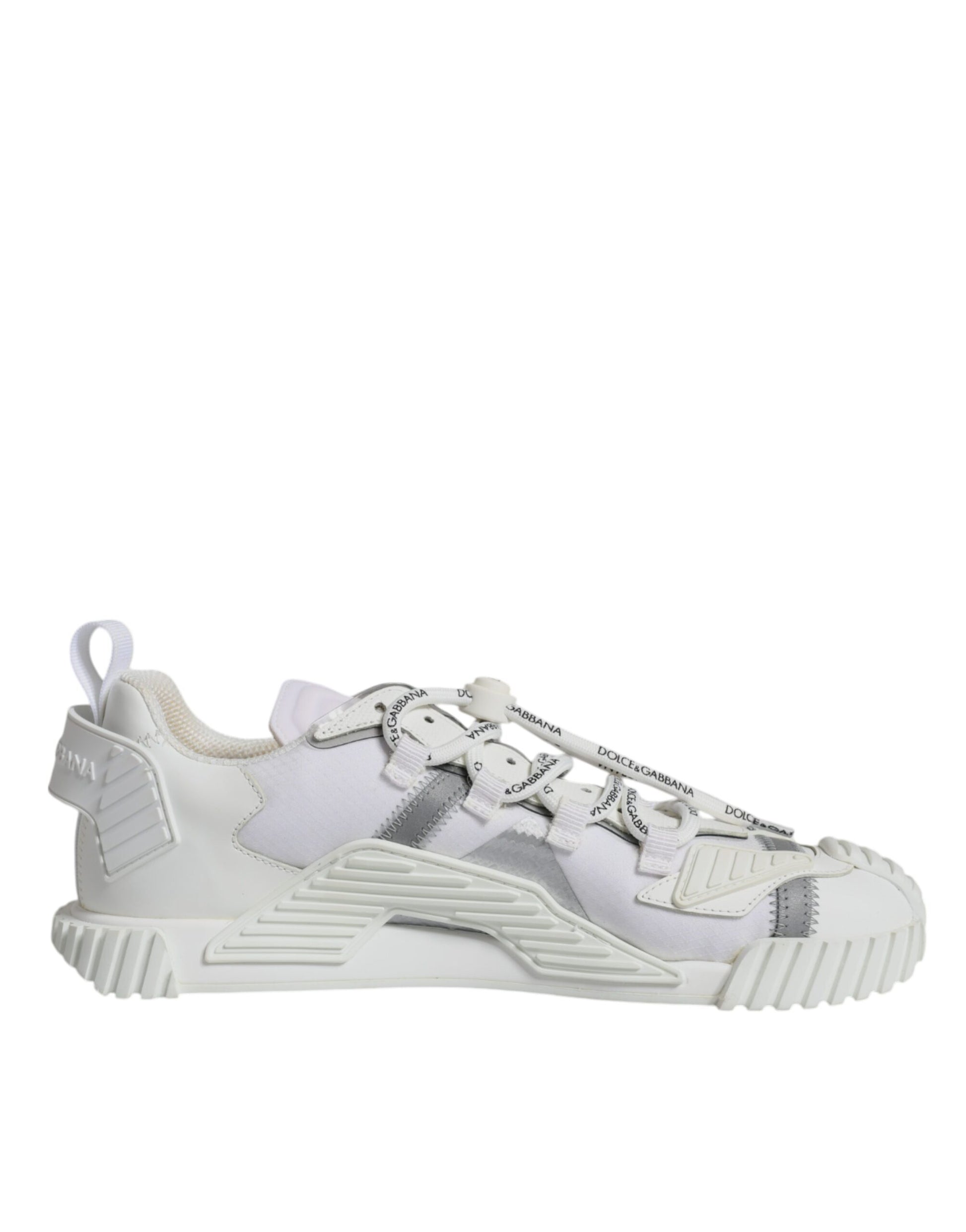 Dolce & Gabbana White Lace Up Low Top NS1 Sneakers Shoes by Dolce & Gabbana