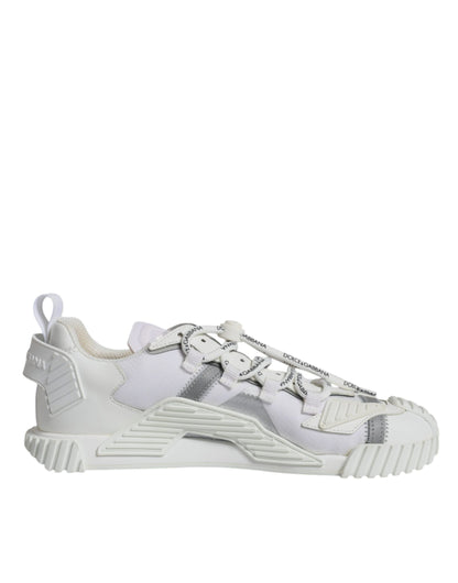 Dolce & Gabbana White Lace Up Low Top NS1 Sneakers Shoes by Dolce & Gabbana
