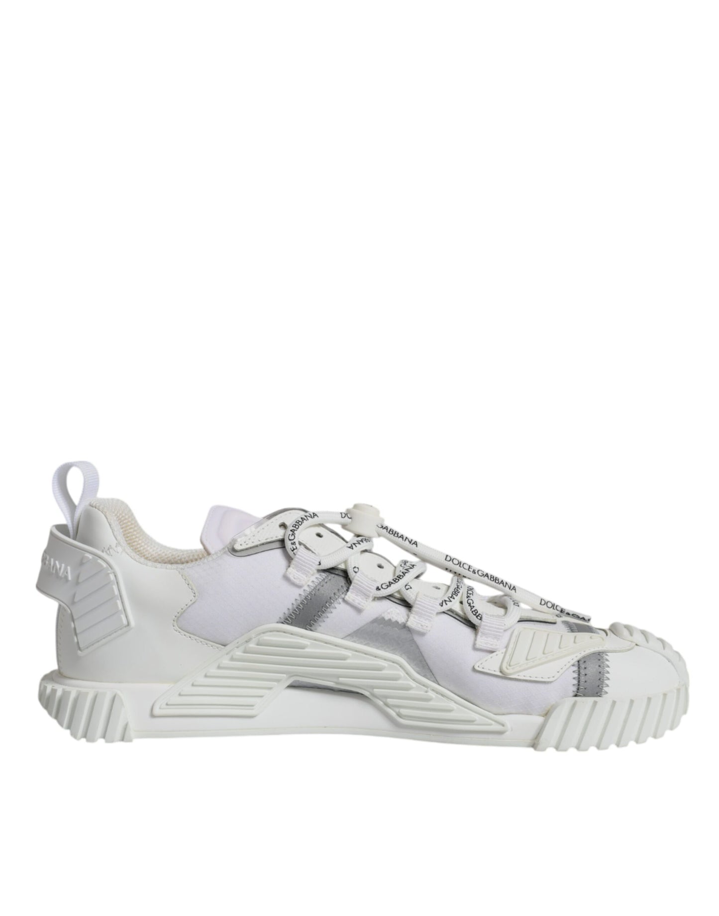 Dolce & Gabbana White Lace Up Low Top NS1 Sneakers Shoes by Dolce & Gabbana