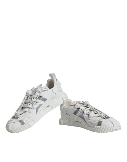 Dolce & Gabbana White Lace Up Low Top NS1 Sneakers Shoes by Dolce & Gabbana