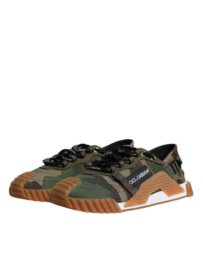 Dolce & Gabbana Multicolor NS1 Low Top Men Sneakers Shoes by Dolce & Gabbana