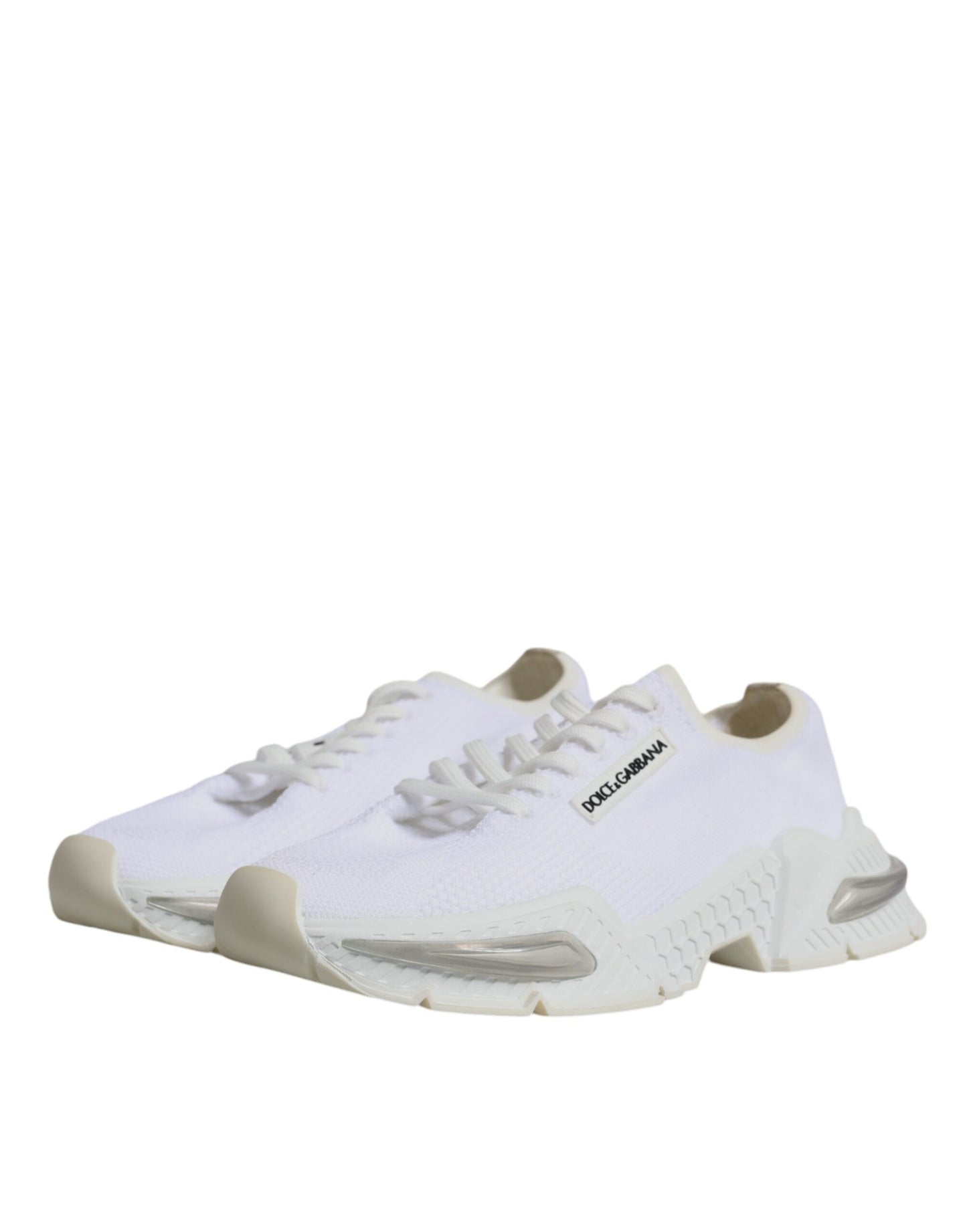 Dolce & Gabbana White Airmaster Low Top Men Sneakers Shoes by Dolce & Gabbana