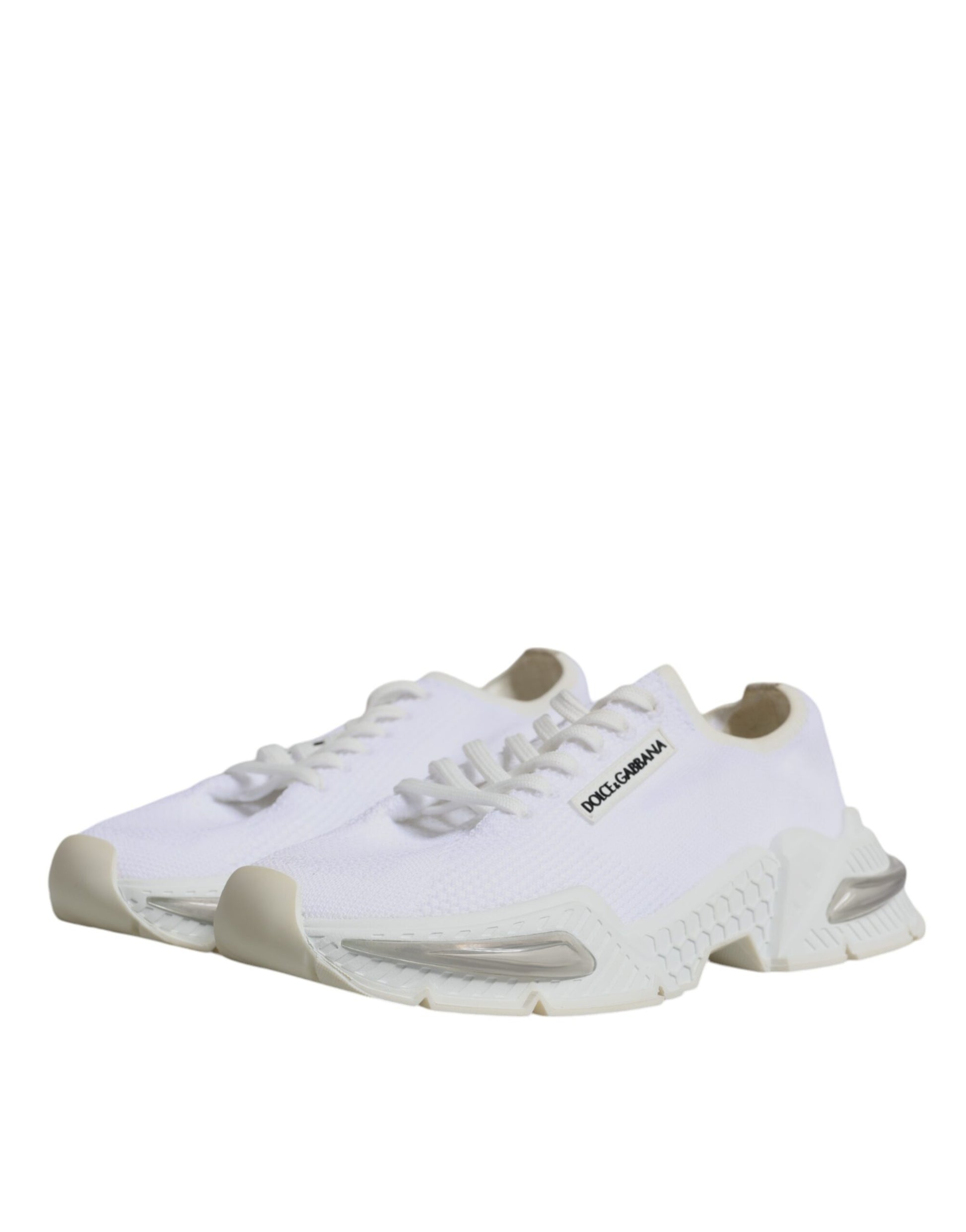 Dolce & Gabbana White Airmaster Low Top Men Sneakers Shoes by Dolce & Gabbana