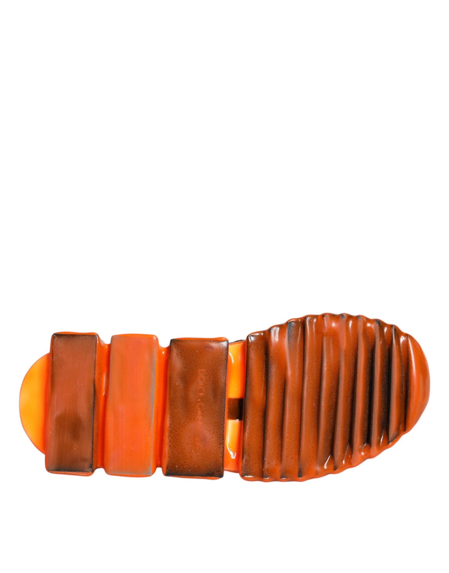 Dolce & Gabbana Black Orange Sorrento Slip On Sneakers Shoes by Dolce & Gabbana
