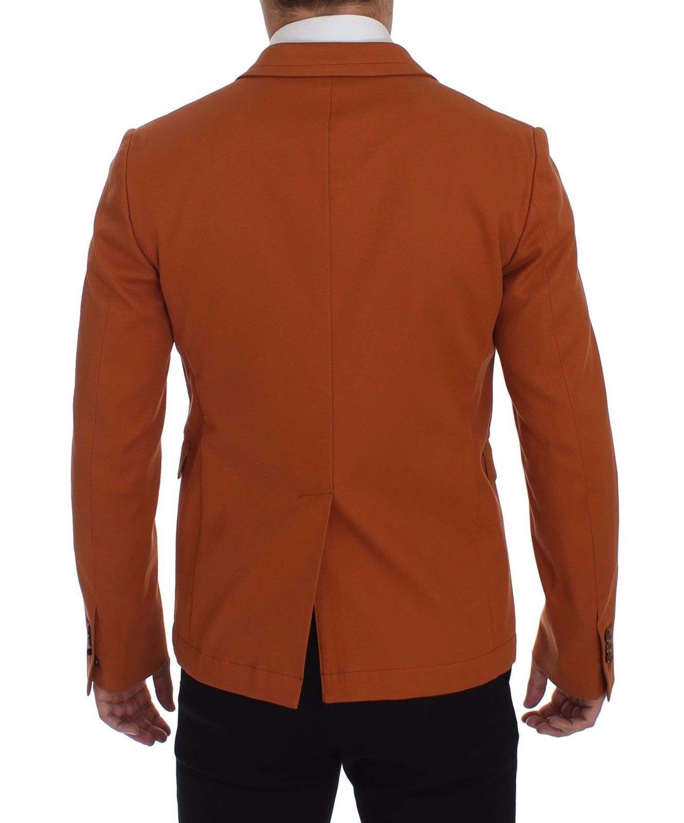 Blazer décontracté orange élégant en coton mélangé Dolce &amp; Gabbana