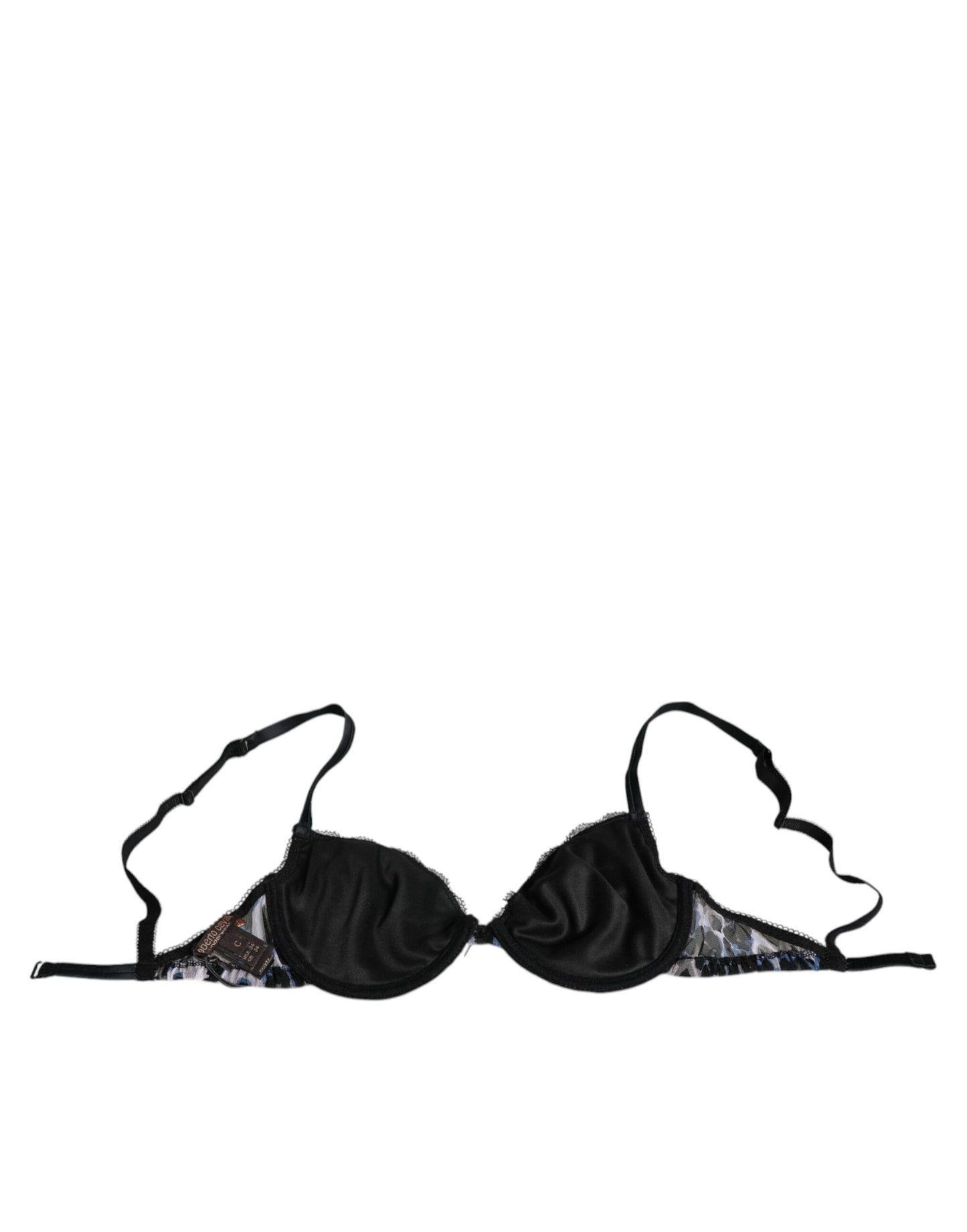 Soutien-gorge push-up léopard blanc Roberto Cavalli Reggiseno