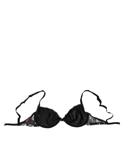 Soutien-gorge push-up léopard blanc Roberto Cavalli Reggiseno