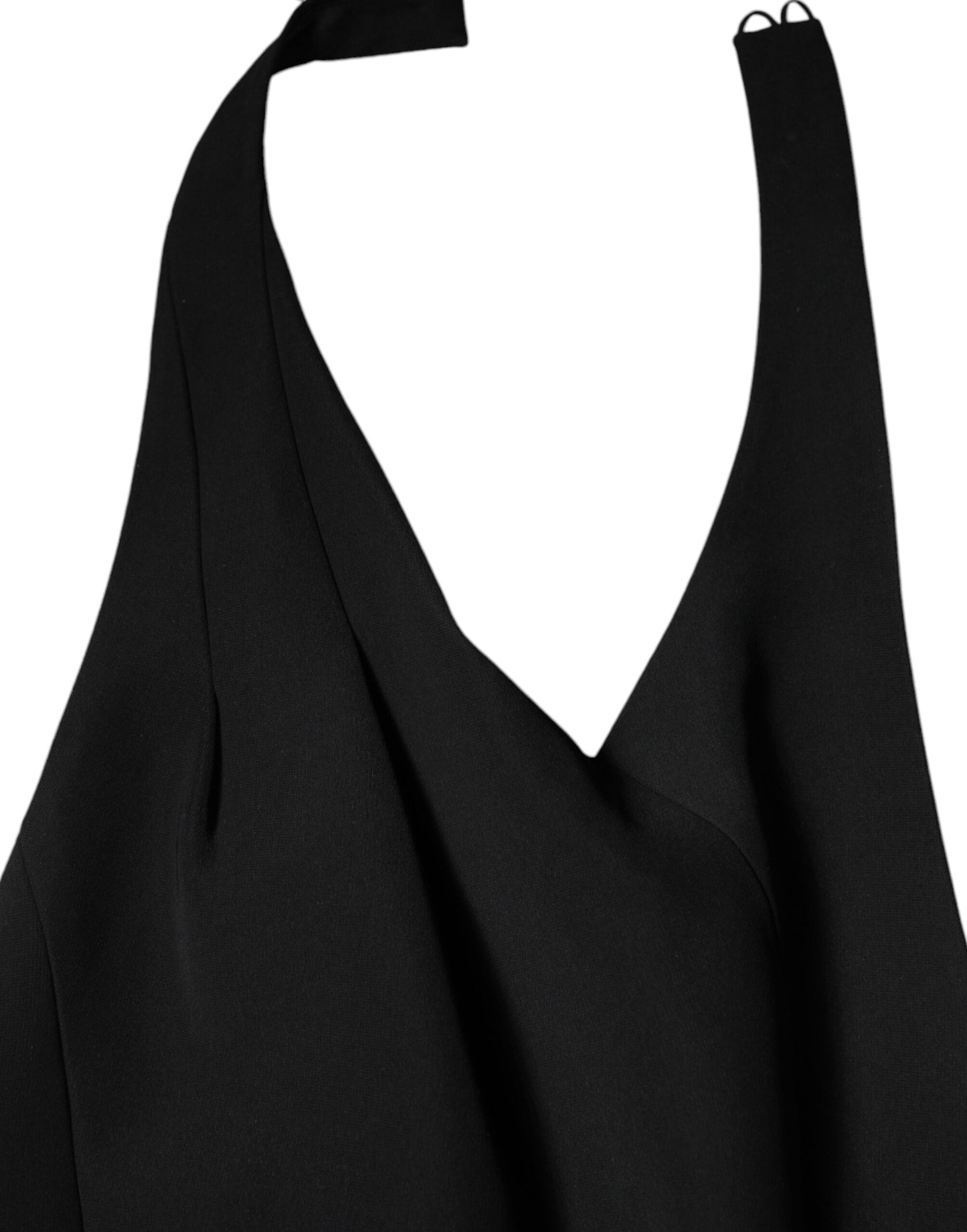 Emporio Armani Black Sleeveless Halter Sheath Long Gown Dress by Emporio Armani