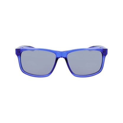 Lunettes de soleil Nike en cuir de veau bleu