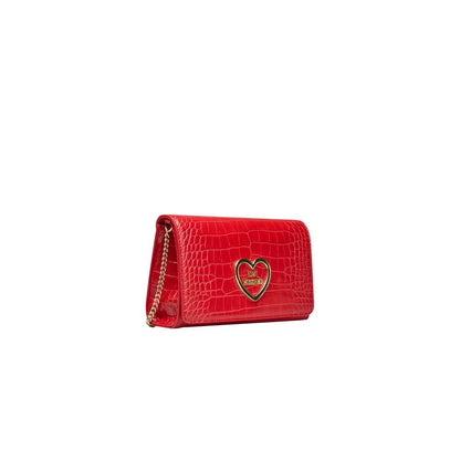 Sac bandoulière Love Moschino en polyéthylène rouge pour femme