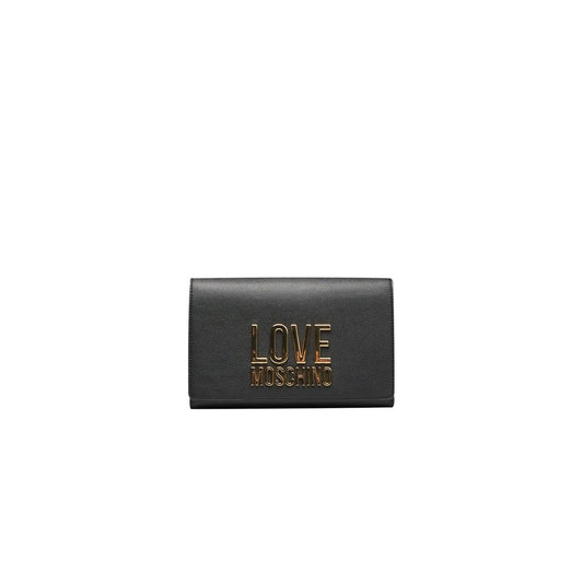 Sac bandoulière Love Moschino en polyéthylène noir pour femme