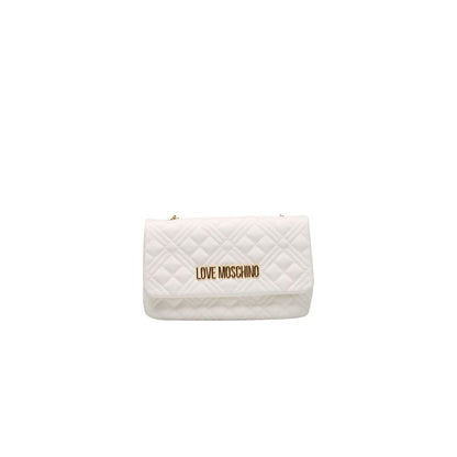 Sac bandoulière Love Moschino en polyéthylène blanc pour femme