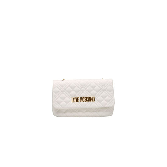 Sac bandoulière Love Moschino en polyéthylène blanc pour femme