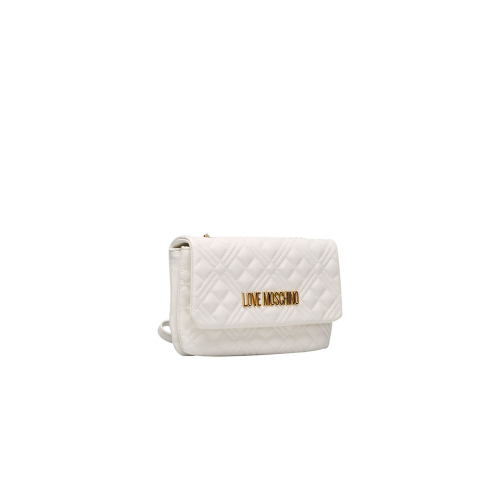 Sac bandoulière Love Moschino en polyéthylène blanc pour femme