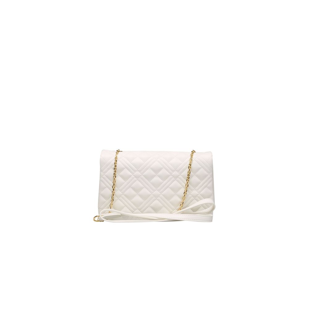 Sac bandoulière Love Moschino en polyéthylène blanc pour femme