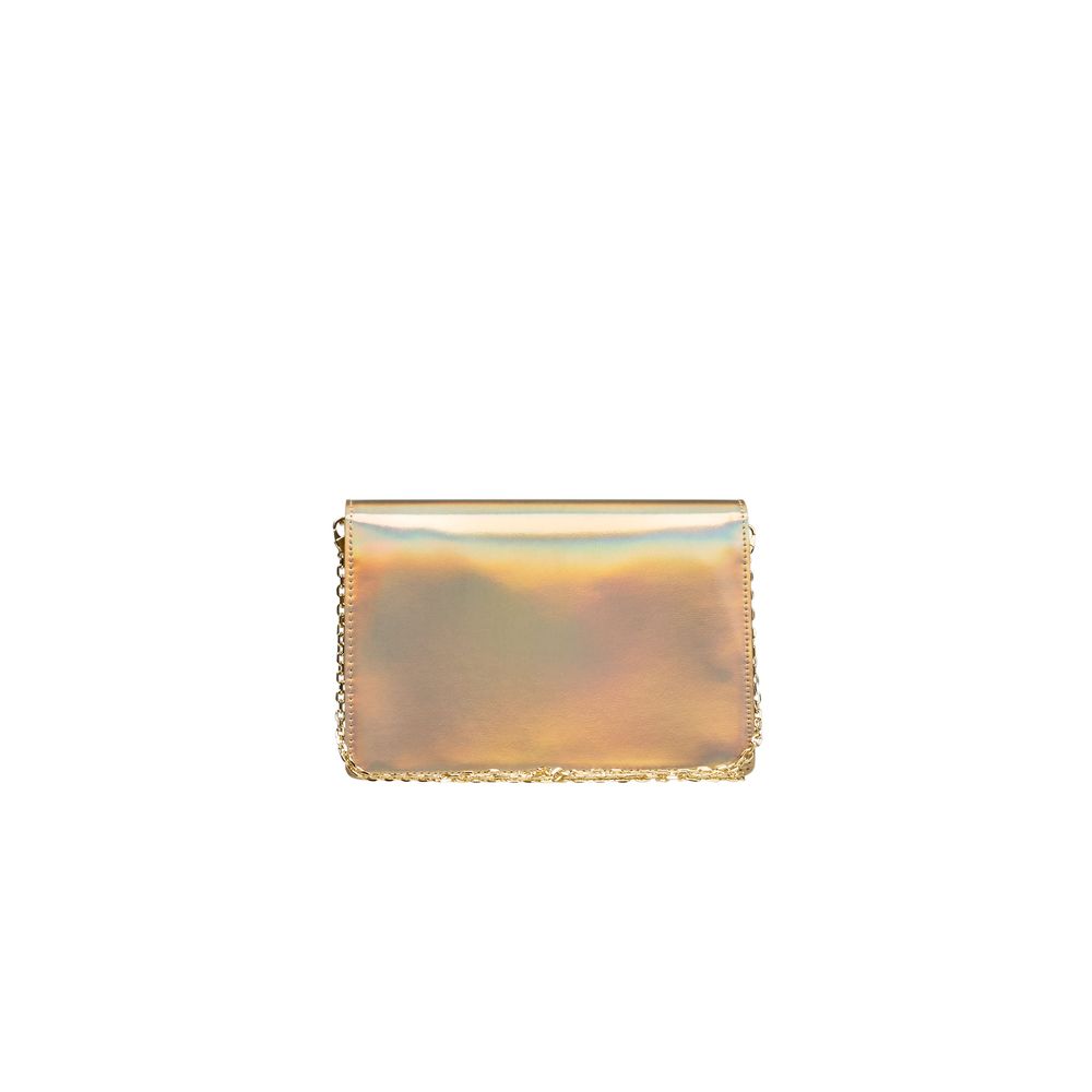 Sac bandoulière Love Moschino en polyéthylène doré pour femme